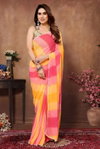 Gc Gaurvi lace Work Georgette Printed Sarees Wholesale Shop In Surat
